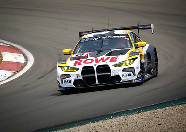 BMW M4 GT3 Race Car on Track