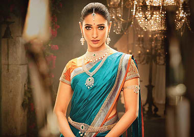 Tamannaah Bhatia in Traditional Indian Attire
