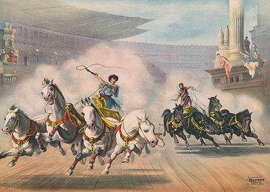 Ancient Roman Chariot Race