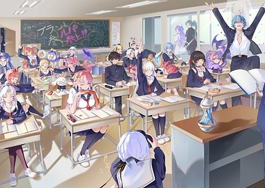 Wuthering Waves Classroom Scene