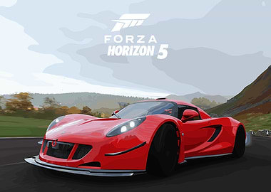 Forza Horizon 5 Red Sports Car
