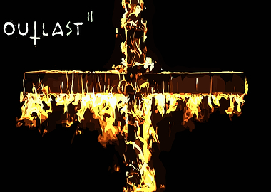 Outlast II Flaming Cross