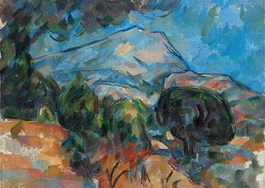 Mont Sainte-Victoire Landscape Painting