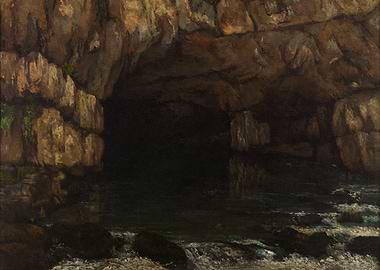 Cave Entrance with Water