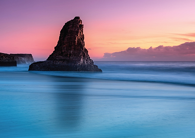 Dramatic Seascape at Sunset