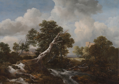 Landscape with Castle and Stream