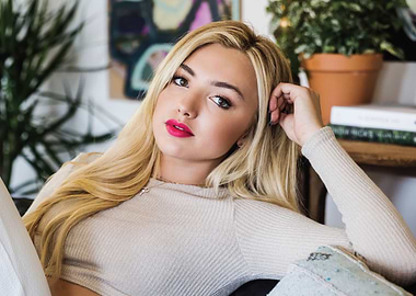 Peyton List Posing Indoors