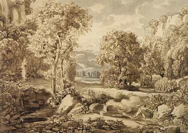 Classical Landscape with Figures