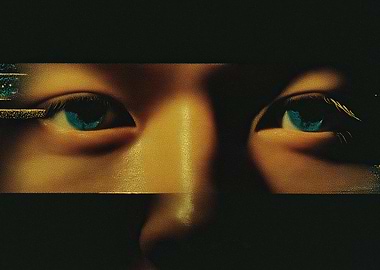 Close-up of Blue Eyes