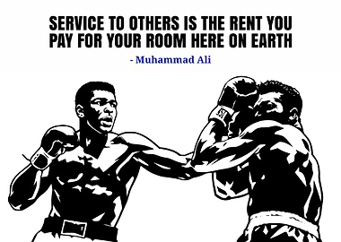 Muhammad Ali Boxing Quote