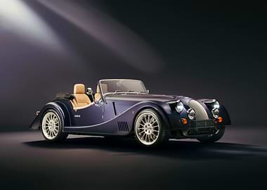 Purple Morgan Plus Six Roadster