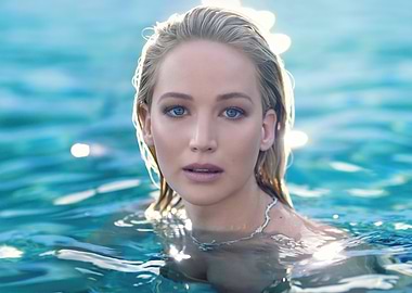 Jennifer Lawrence in Water