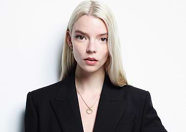 Anya Taylor-Joy in Black Blazer
