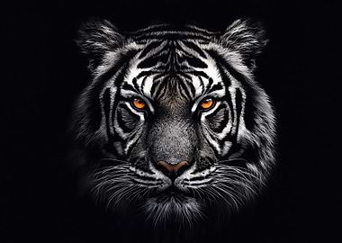 Intense Tiger Portrait