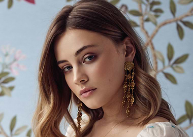 josephine langford with Ornate Earrings