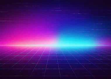 Retro Grid Horizon