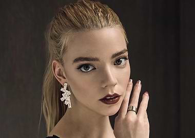 Anya Taylor-Joy Close-Up Portrait