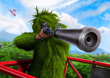 Ghillie Sniper - DayZ Inspired Artwork