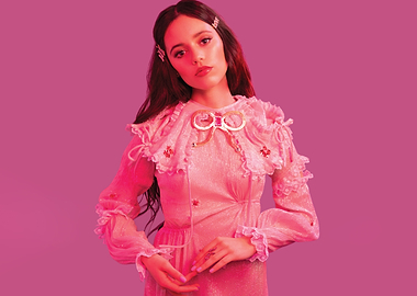 Jenna Ortega in Pink Dress