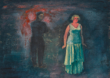 Couple in Dramatic Lighting