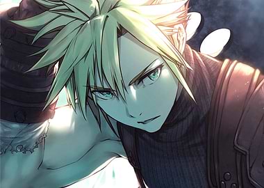 Cloud Strife Final Fantasy Anime Art