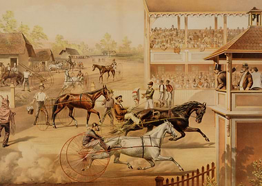Horse Race with Spectators