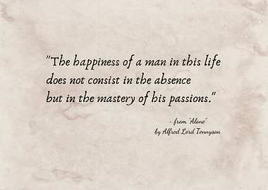 Quote about happiness and passions