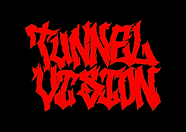 Tunnel Vision Text Art