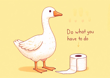 Goose and Toilet Paper