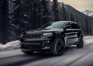 Jeep Grand Cherokee in winter