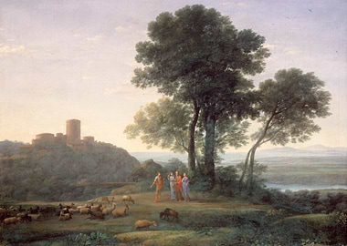 Pastoral Landscape with Castle and Figures