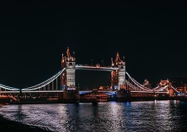Tower Bridge at Night – London Cityscape