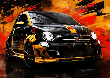 Custom Fiat 500 Art