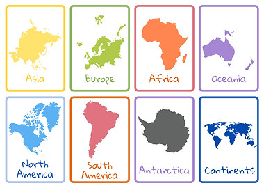 Continents Map
