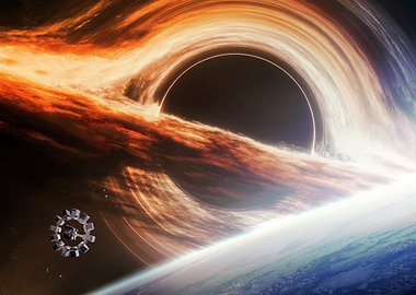 Interstellar Black Hole and Endurance