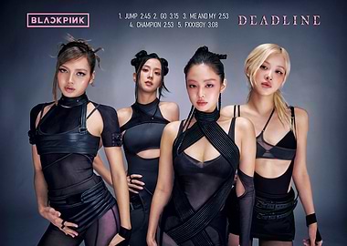 BLACKPINK 'DEADLINE' Album Cover