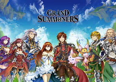 Grand Summoners 4th Anniversary Illustration