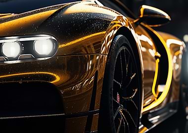 Wet Gold Supercar