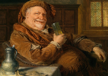 Jolly Man with Beer