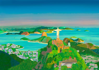 Christ the Redeemer overlooking Rio de Janeiro