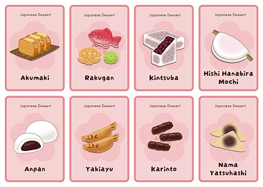 Japanese Desserts Collection