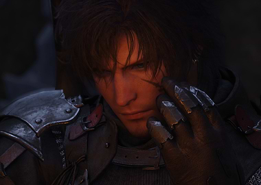 Clive Rosfield in armor