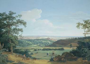 Pastoral Landscape with Figures