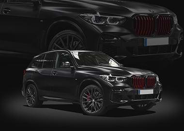 Black bmw x6 m50i