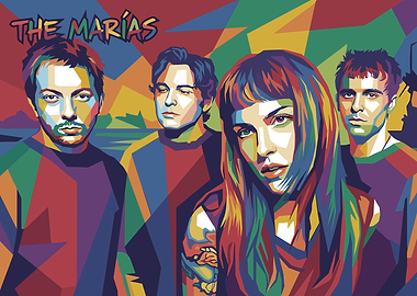 The Marías Pop Art Portrait