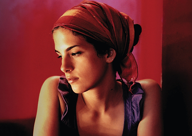 ceu in headscarf looking down