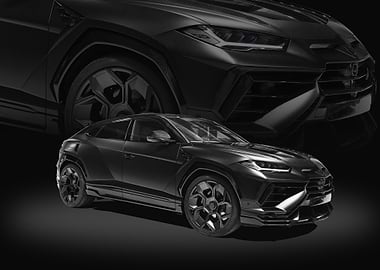 Black Lamborghini Urus