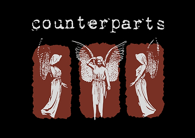Counterparts band logo with angels