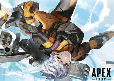 Apex Legends Valkyrie Anime Art