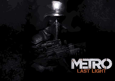 Metro Last Light Soldier with Gun